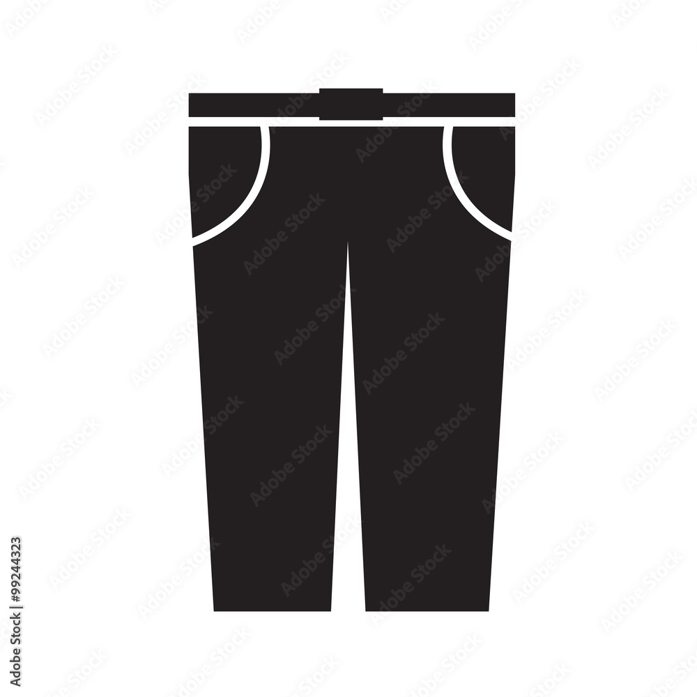 Trousers Icon Illustration sign design Trousers Icon Illustration sign design