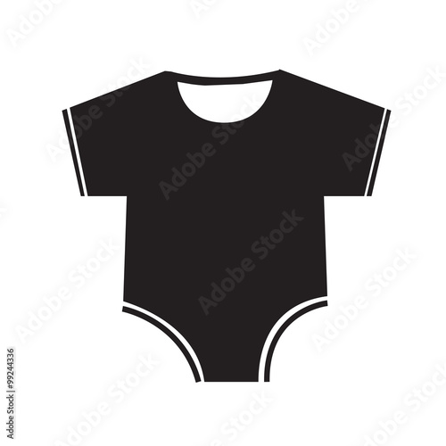 Baby clothing icon Illustration sign design