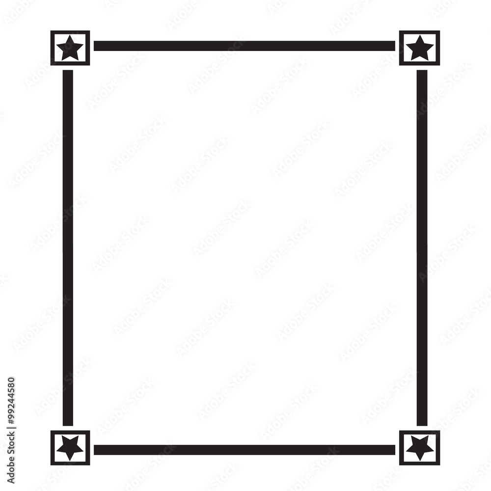 Frame border Illustration sign design Frame border Illustration sign design