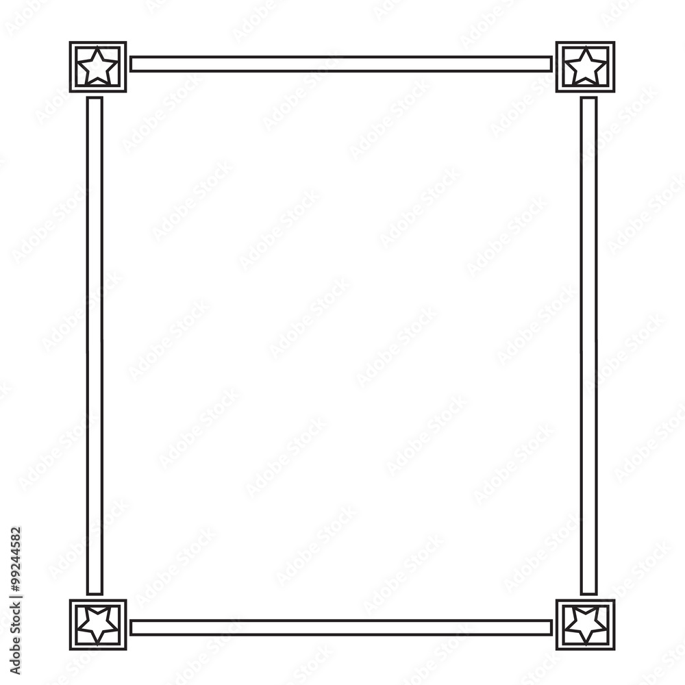 Frame border Illustration sign design Frame border Illustration sign design
