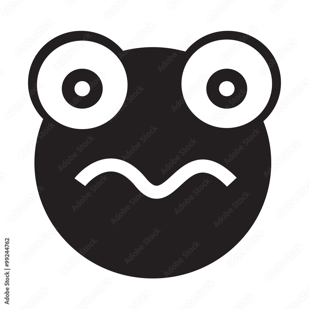 Frog emotion Icon Illustration sign design