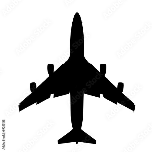 an airplane 