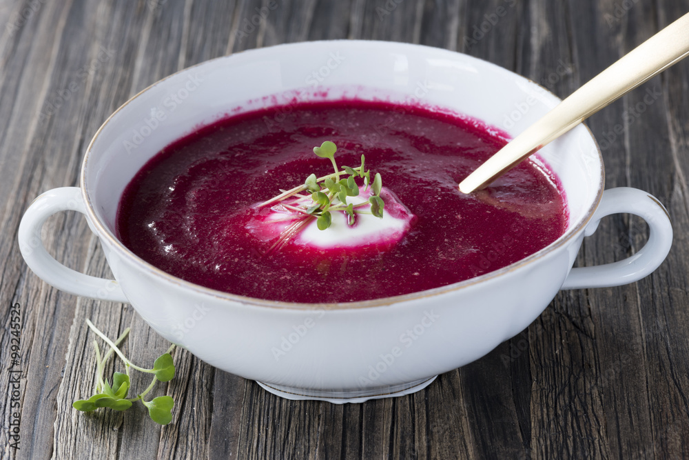 Delicious beetroot soup Delicious beetroot soup