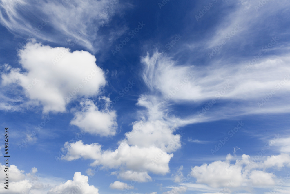 Naklejka premium Cloud, sky