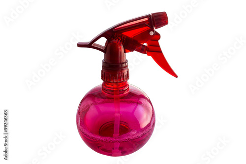 Spray bottle white background