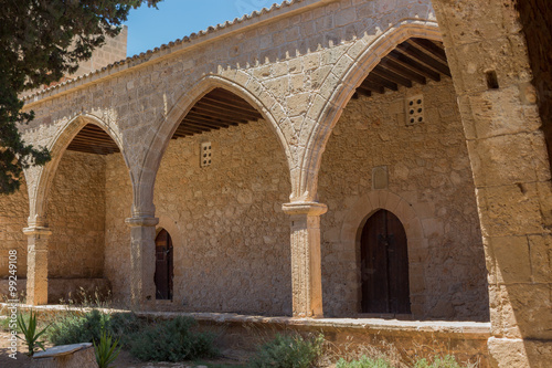 Archway in the Ayia Napa Monastery, Cyprus. © topolov_nick