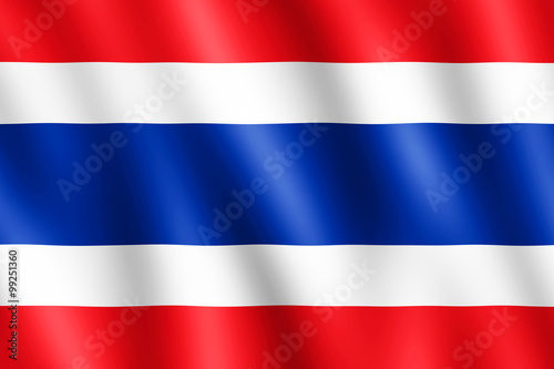 Free Download Flag of Thailand waving in the wind - GFXLoad