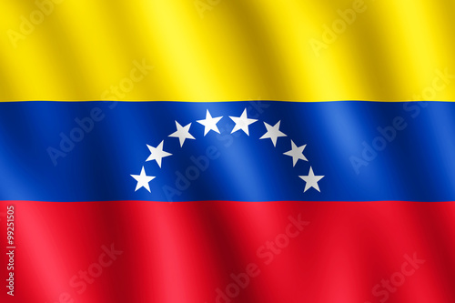 Wallpaper Mural Flag of Venezuela waving in the wind Torontodigital.ca