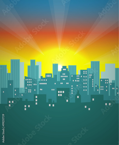 Cityscape background. Urban landscape.