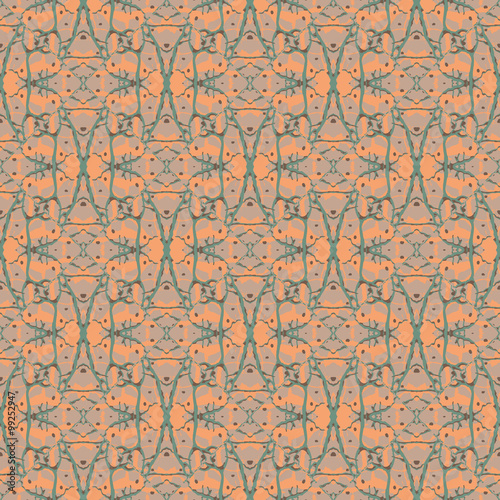 Abstract seamless pattern. Hand drawn ornamental wallpaper or textile pattern in vector format. 