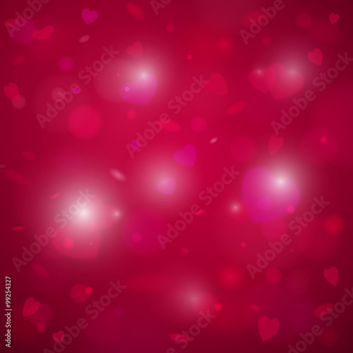 Valentine's day background with hearts. Vector illustration, eps 10.