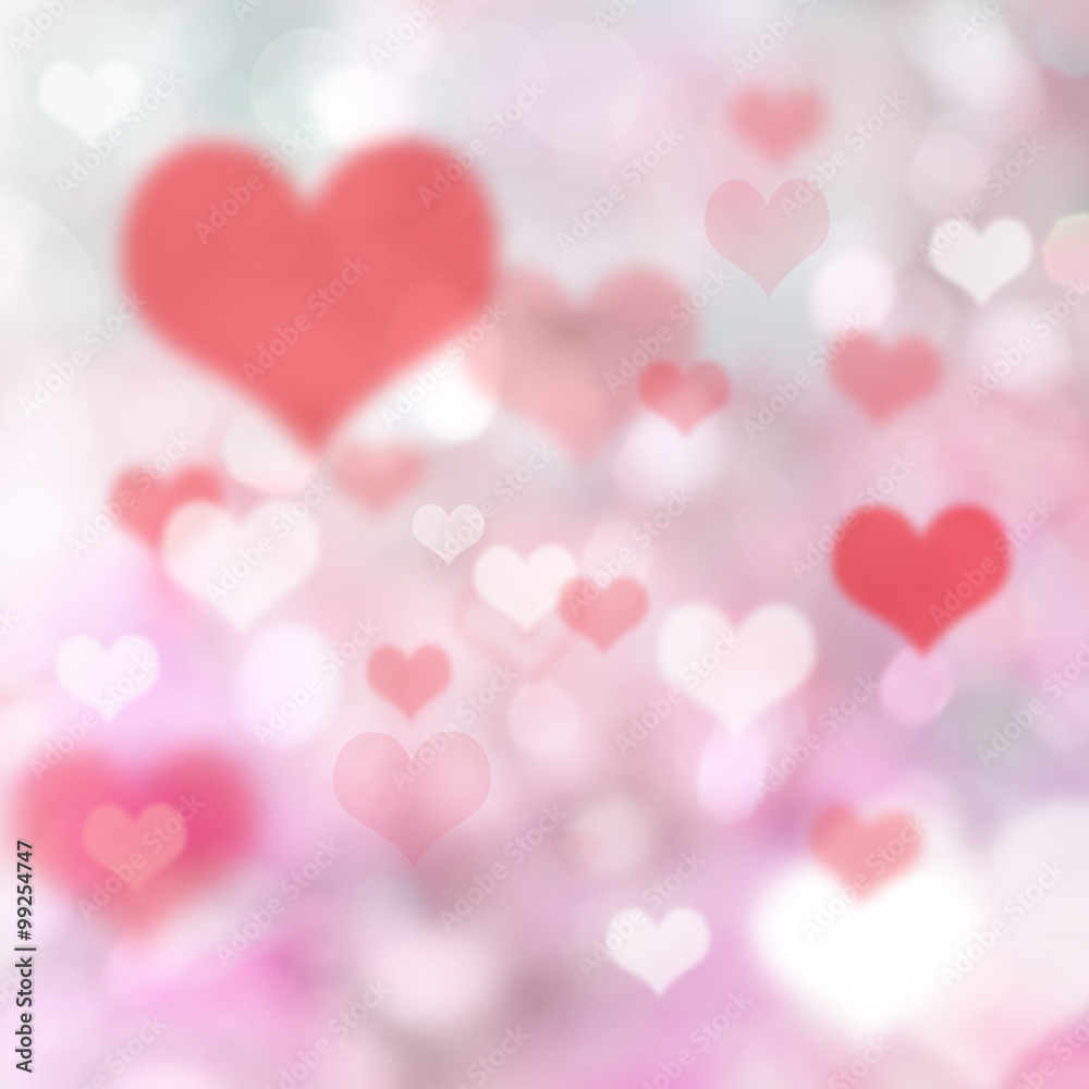 Valentine Hearts Background.
