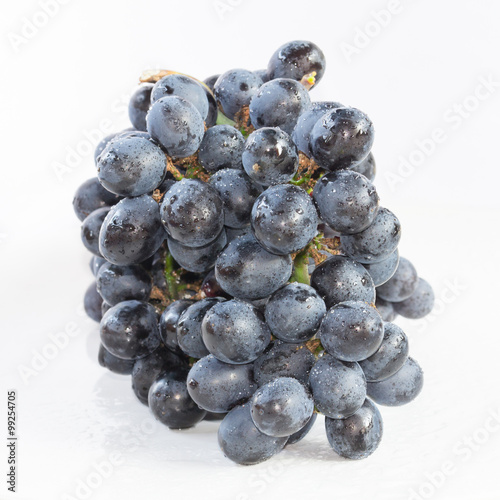 Fresh grape on isolated background.