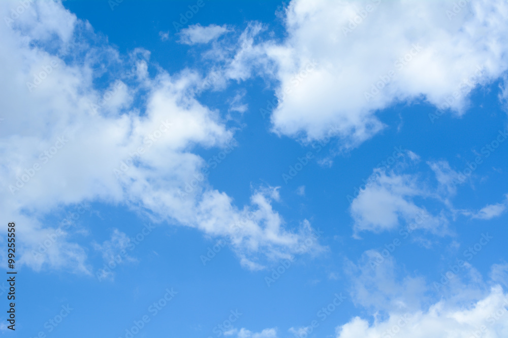 Obraz premium blue sky with clouds