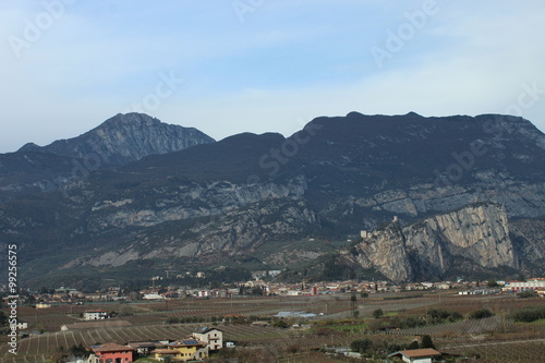 panoramic view of Torbole and Lake Garda