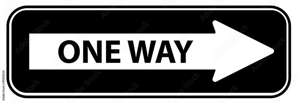 One Way Sign