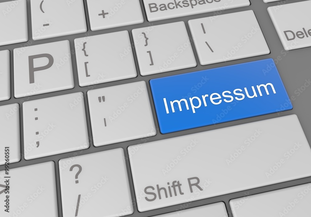 Impressum Stock-Illustration | Adobe Stock