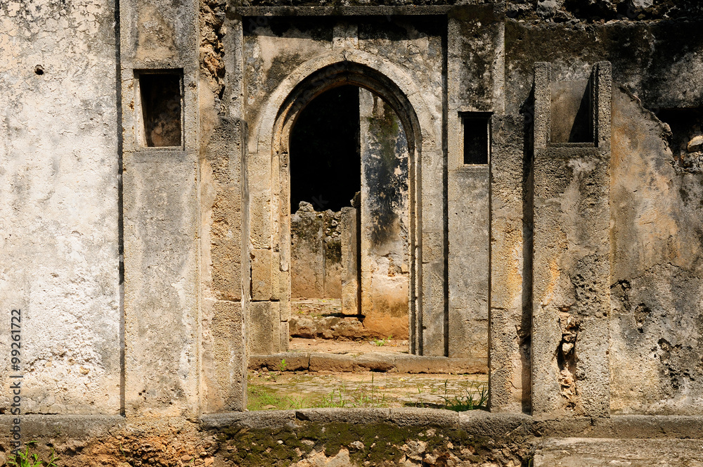 Fototapeta premium Kenya, Gede ruin