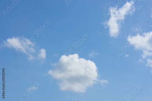 blu sky and white cloud