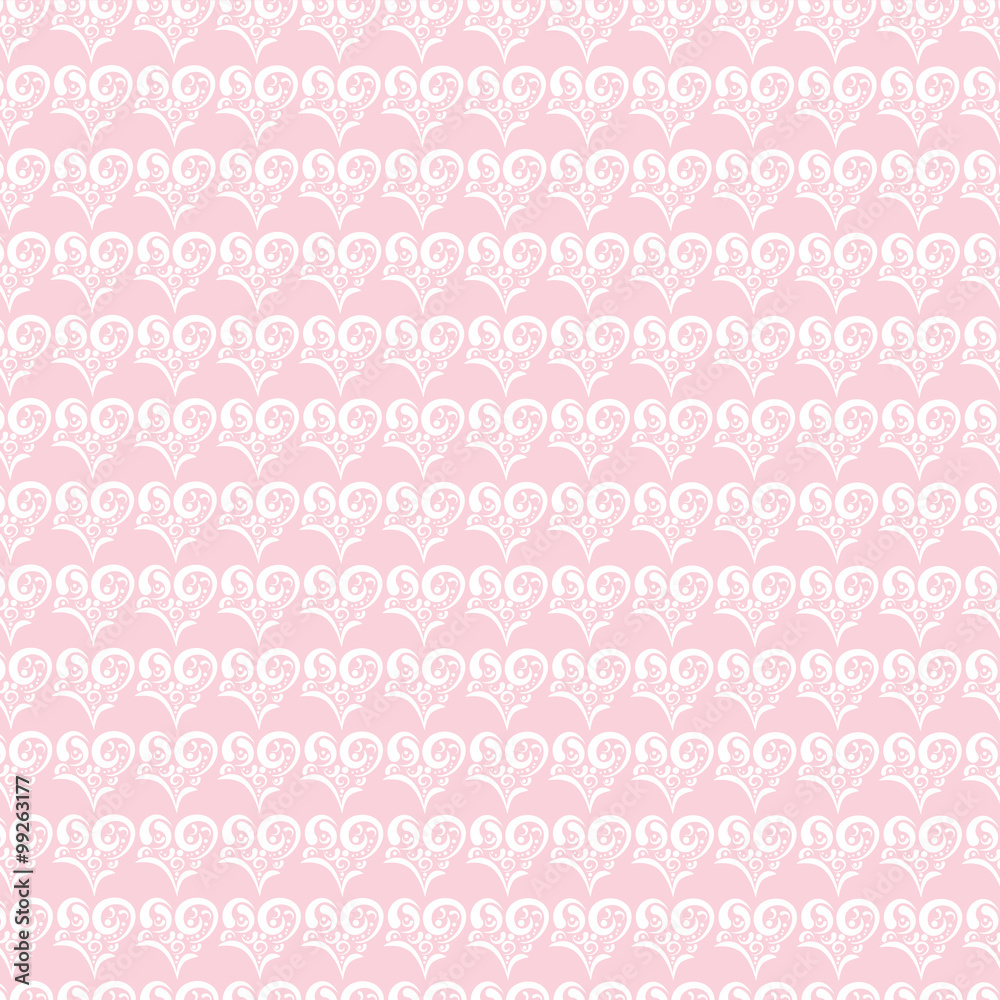 Seamless background hearts pattern. Seamless background hearts pattern.