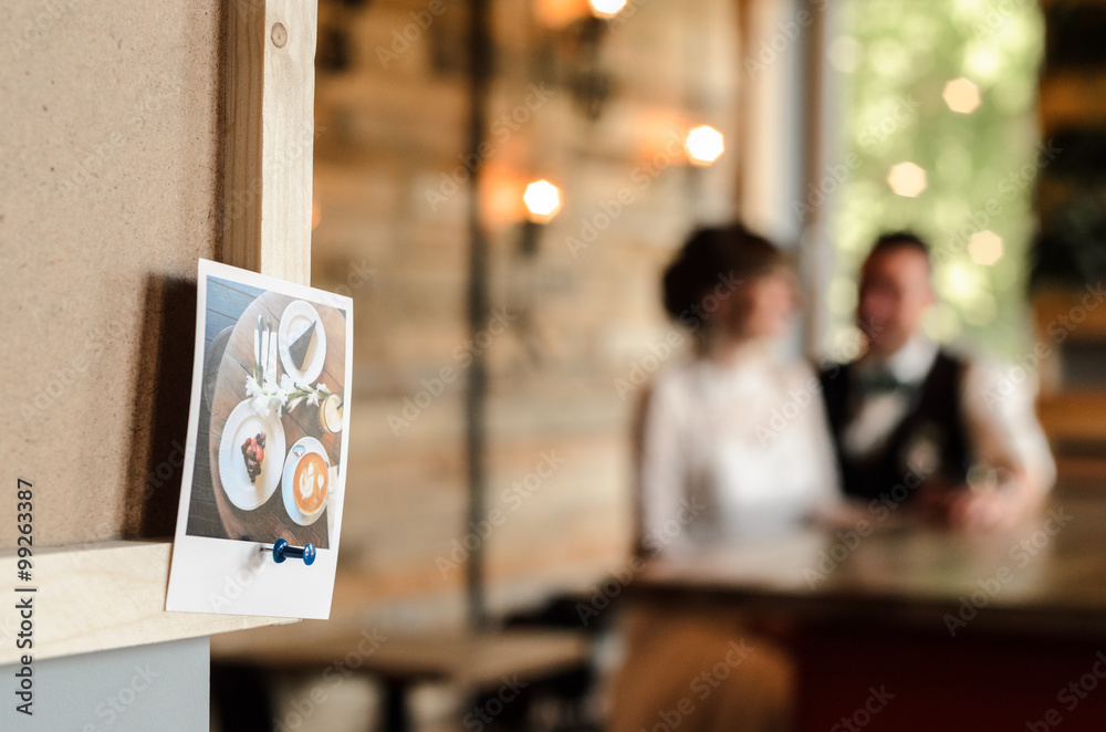 Fototapeta premium the bride and groom holding hands