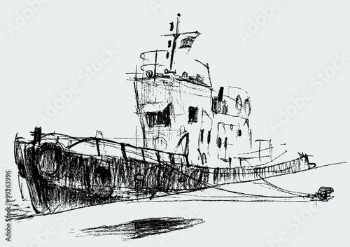 motorboat at mooring