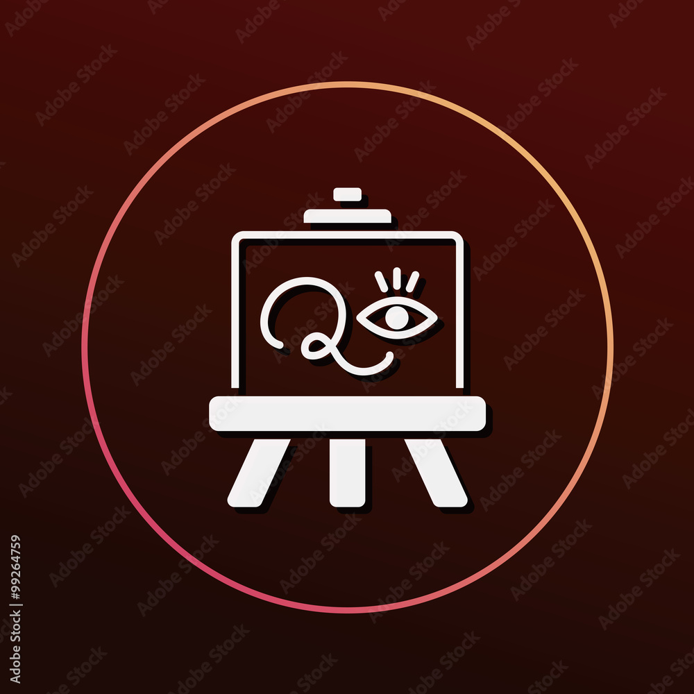 painting artwork icon painting artwork icon