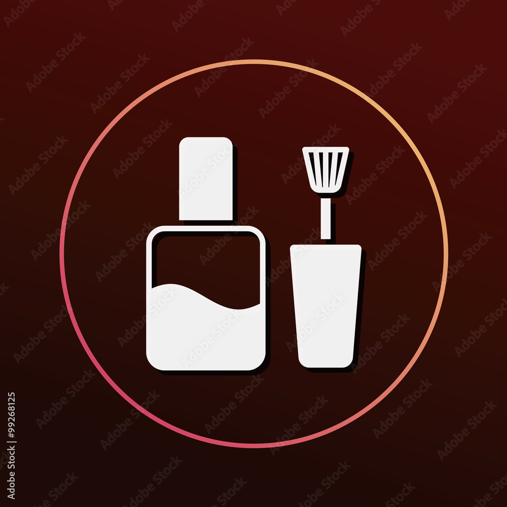Nail polish icon