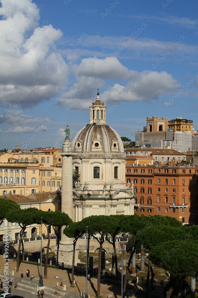 Rome - a general view of the city. Italy