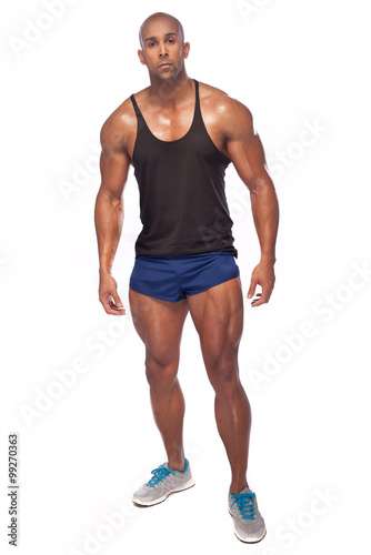 muscular male model