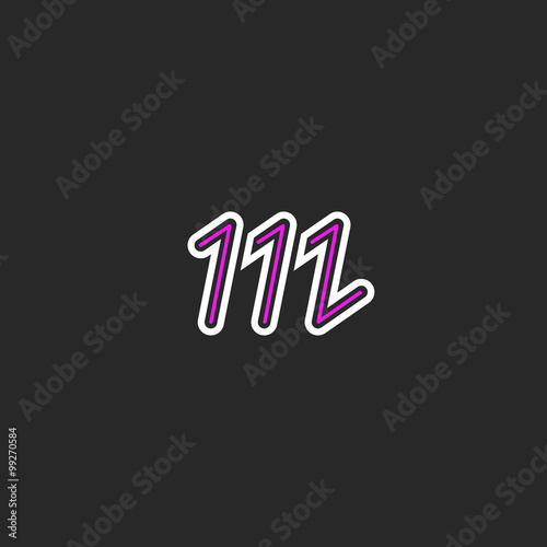 Letter M logo hipster monogram design element, lower case sign, modern business card emblem