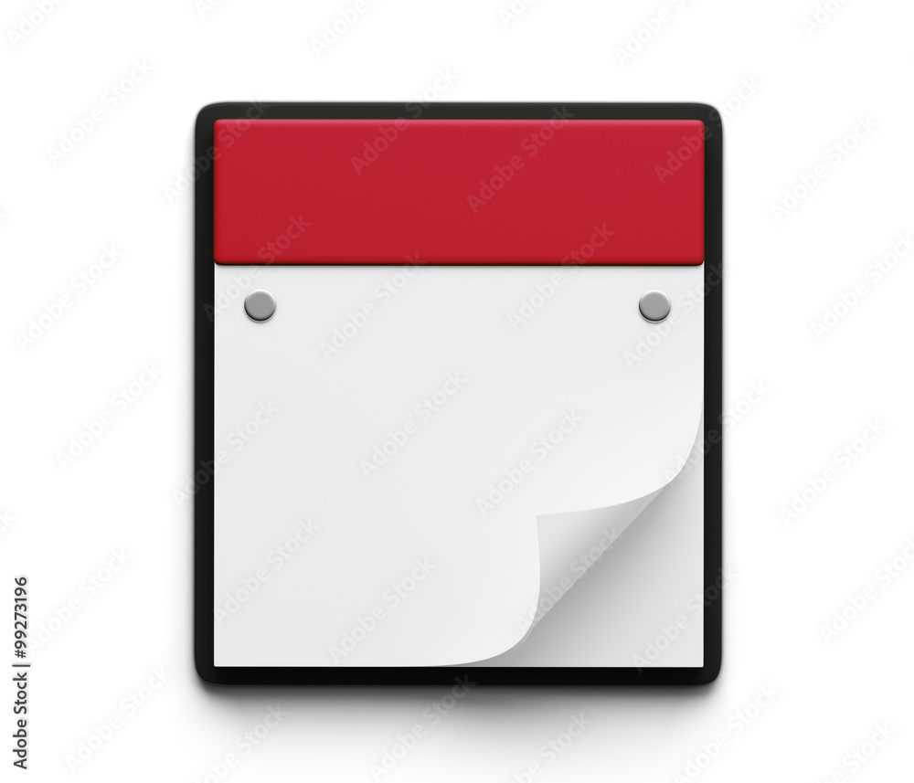 Blank White Paper Notepad isolated on white background Blank White Paper Notepad isolated on white background