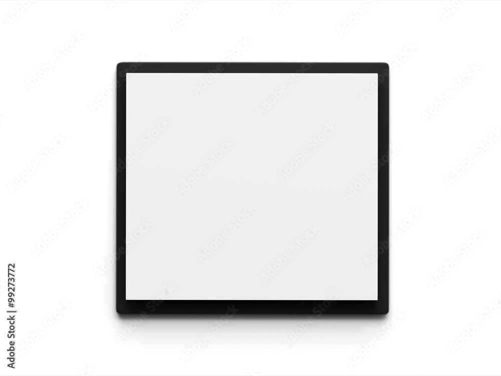 Blank White Paper Notepad isolated on white background Blank White Paper Notepad isolated on white background