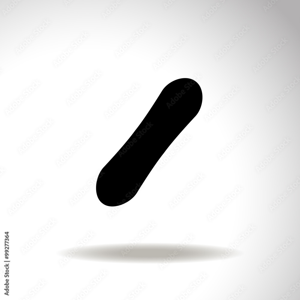 Snowboard vector icon Snowboard vector icon