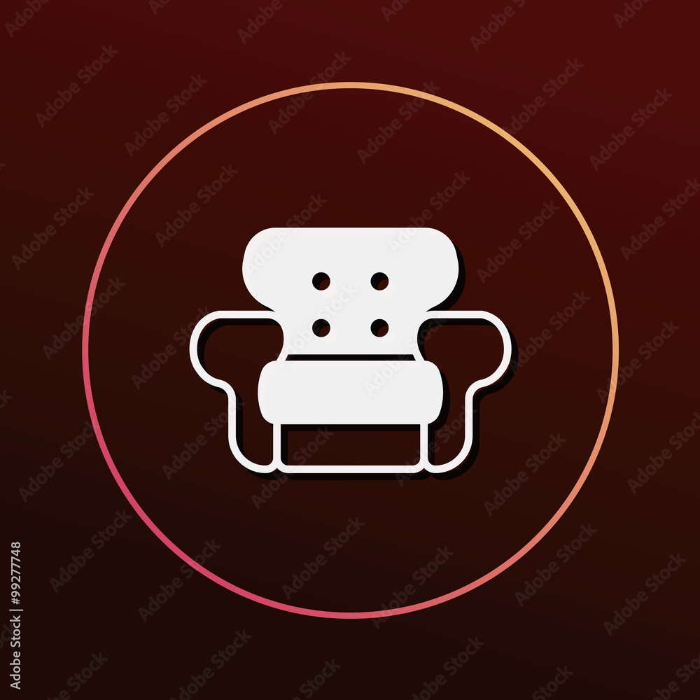 Fototapeta premium chair icon
