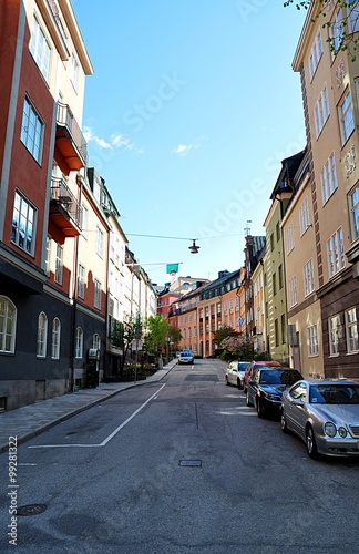 Street in Stockholm, Sweden, Europe