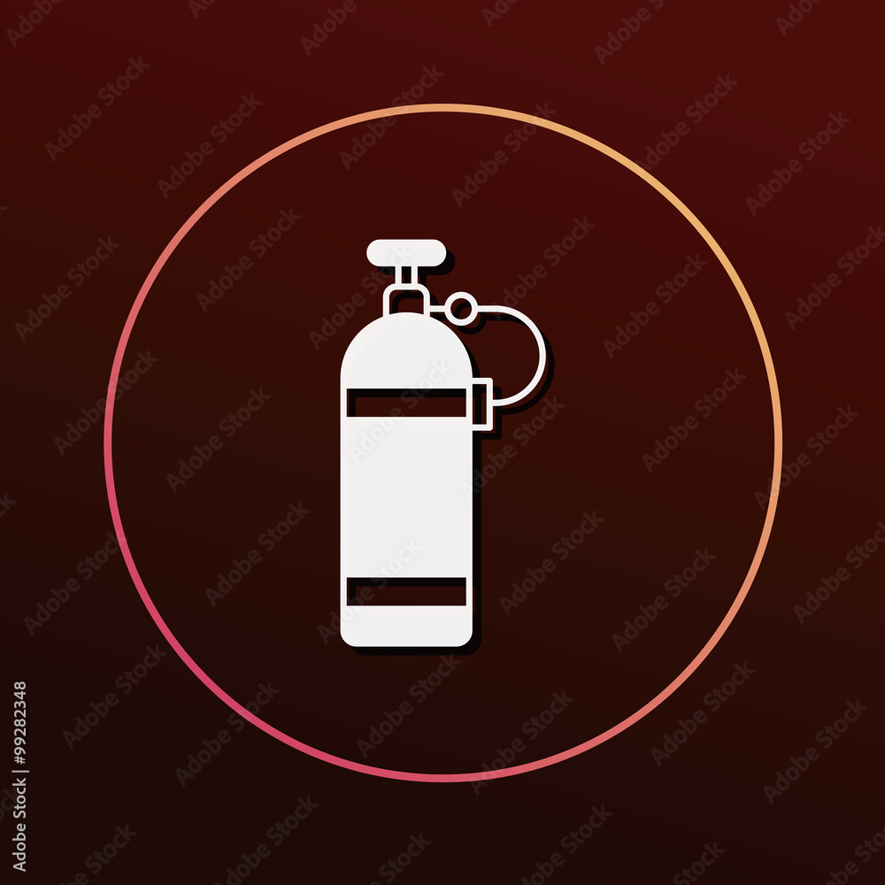 Oxygen bottles icon Oxygen bottles icon
