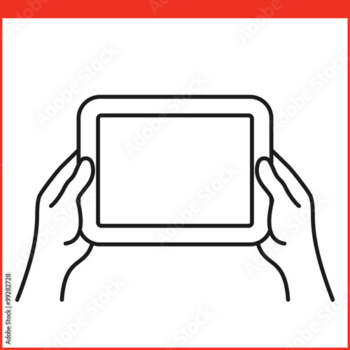 Smartphone gesture icon