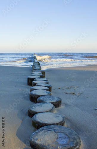 Buhnen Ostsee photo