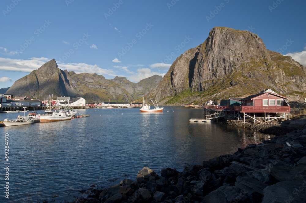 Reine. Lofoten islands,Norway / Reine is a fishing village and the administrative center of the municipality of Moskenes in Nordland county, Norway.