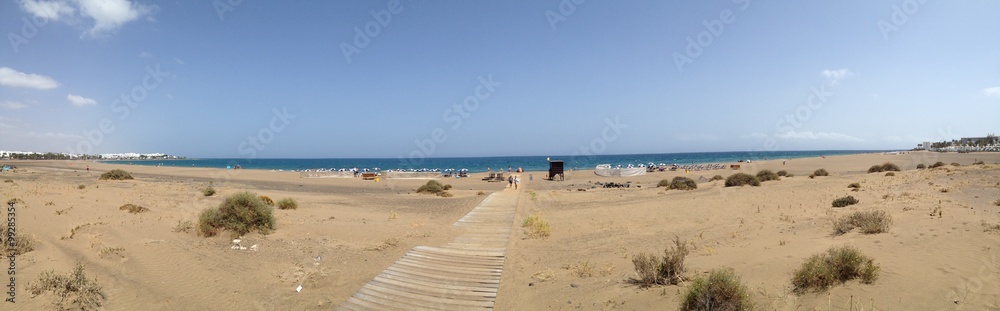Playa de Los Pocillos auf Lanzarote