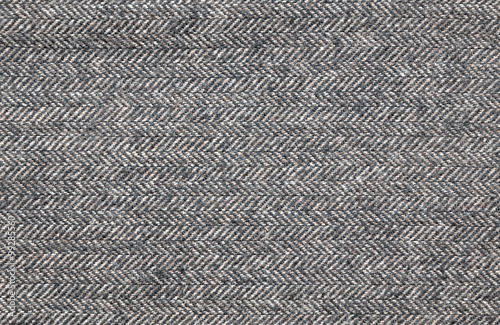 Close up of a brown tweed fabric