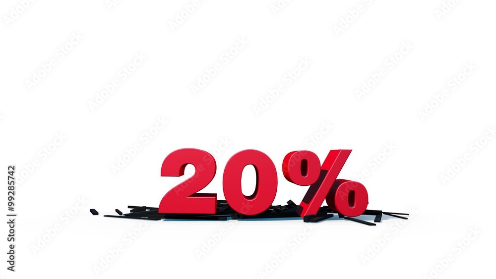 soldes 20% code barres V01