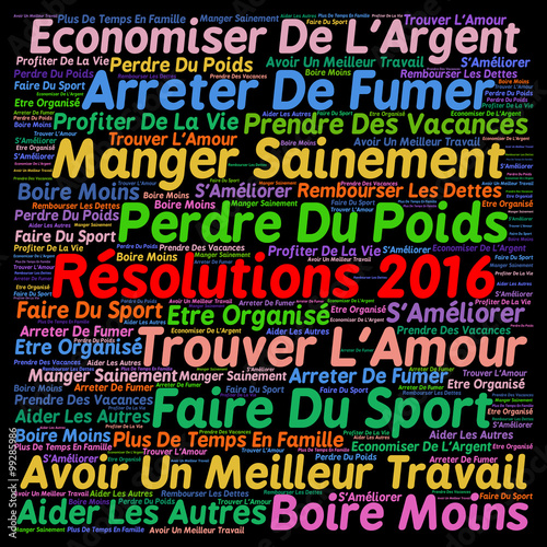 Resolutions 2016 with french text 