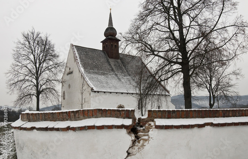 Church of Virgin Mary near the Castle Veveri, Brno, Czech Republ photo