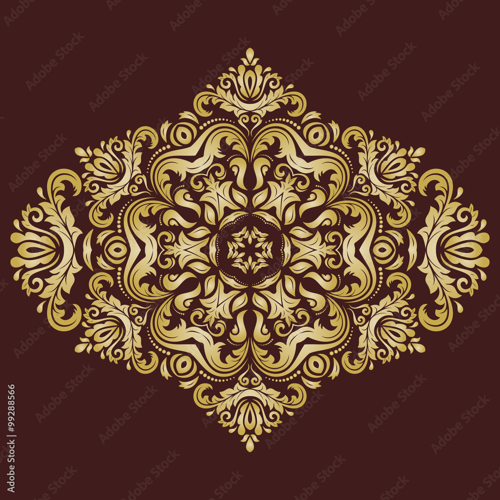 Damask Oriental Pattern Damask Oriental Pattern