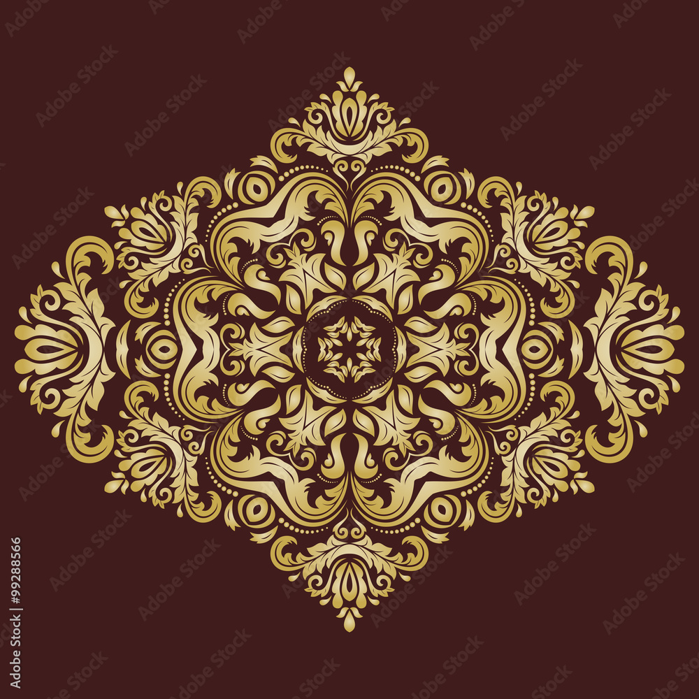 Damask Oriental Pattern