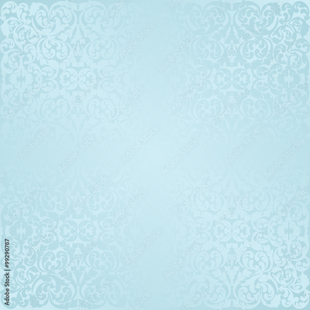 blue background with antique pattern blue background with antique pattern