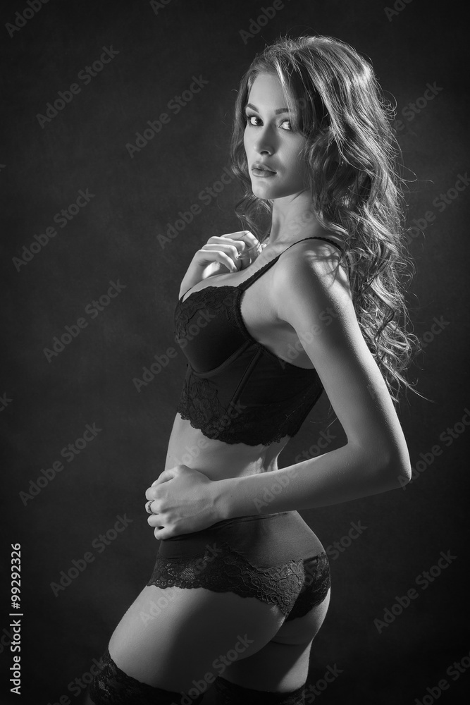 Fototapeta premium beautiful slim woman