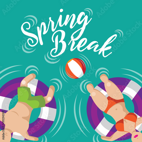 Spring break Floating couple design